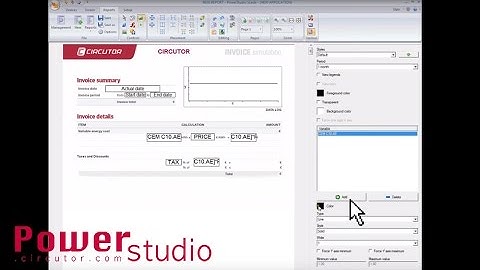 Create your first report in PowerStudio Scada