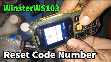 Winster ws103 Reset code Number || How To Factory Reset Keypad Mobile Phone Winster ws103 #pollidula