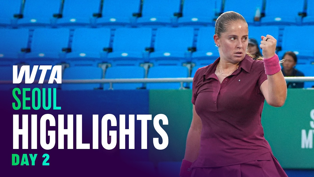 Day 2 in Seoul featuring Ostapenko, Birrell, Ruse, and more | WTA Match Highlights