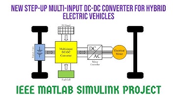 New Step-up Multi-Input DC-DC Converter for Hybrid Electric Vehicles Project Using MATLAB Simulink