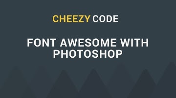 Font Awesome With Photoshop (HD)