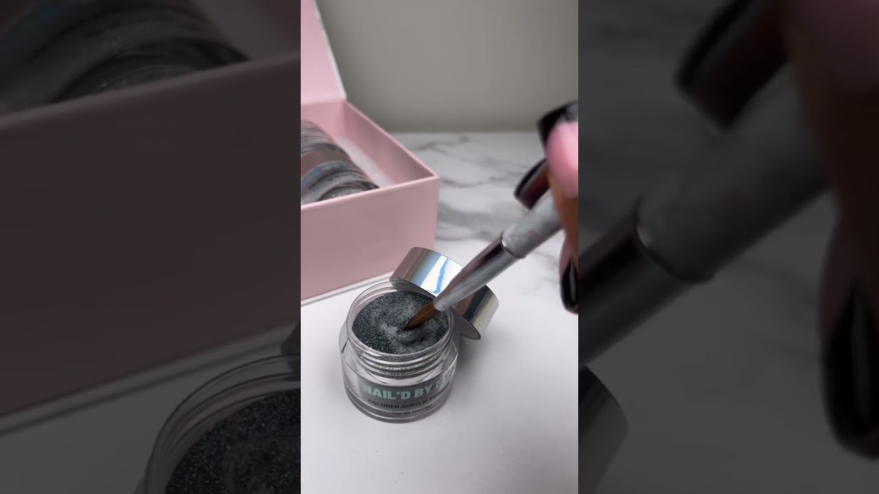 Swatch Glitter Acrylic Powers with Nail’d by Nya 