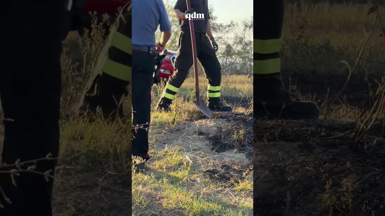 Cupramontana, brucia un ettaro di vegetazione