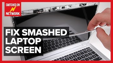 How to Replace a Broken, Cracked or Smashed Laptop LCD screen - DIY display replacement at home!