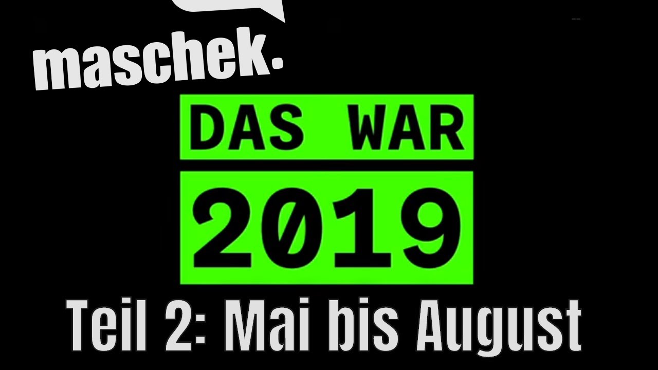 Maschek LIVE: Das war 2019 (Teil 2: Mai bis August - Index unter 