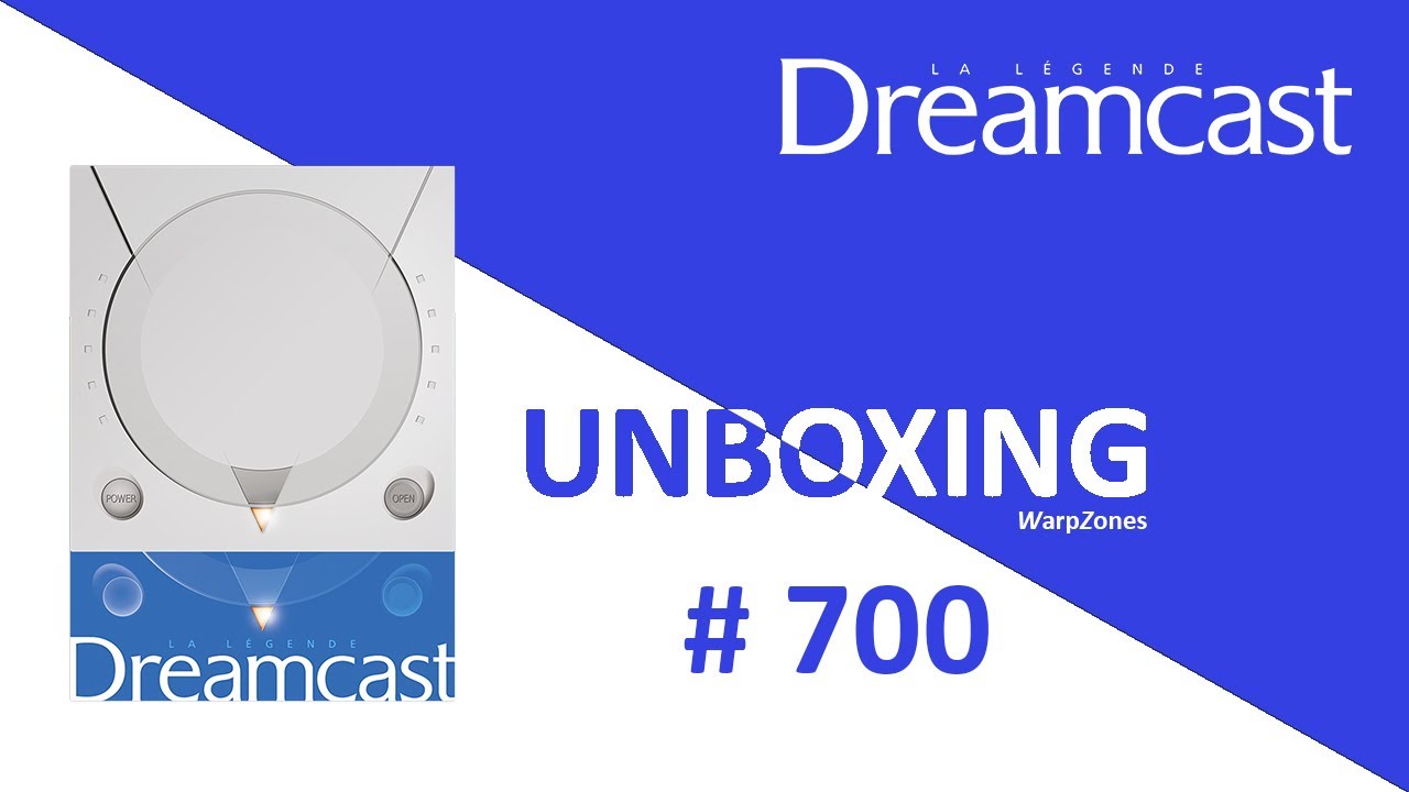 Unboxing / Déballage # 700 La Légende Dreamcast Edition Collector (Pix'n Love)