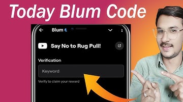 Say No To Rug Pull ! Blum Keyword Code | How to Spot a Rug Pull in Crypto : Key Red Flags  Code Blum