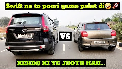 MAHINDRA SCORPIO N VS MARUTI SUZUKI SWIFT DRAG RACE🚀 No one had thought of this...#122/365 #mahindra
