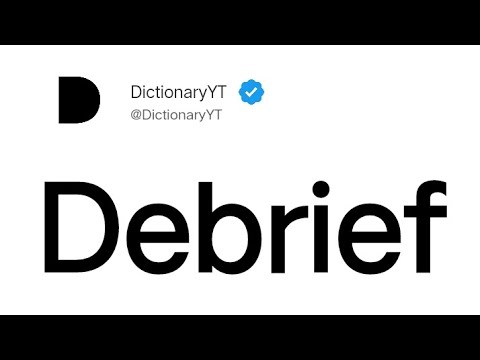 Debrief Meaning in
