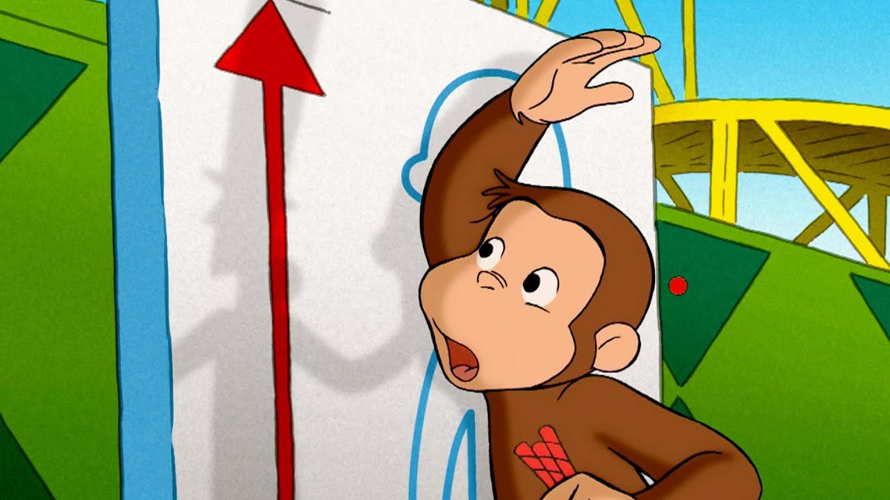 Il grande giro sulle montagne russe 🐵 Curioso Come George 🐵 Cartoni per Bambini