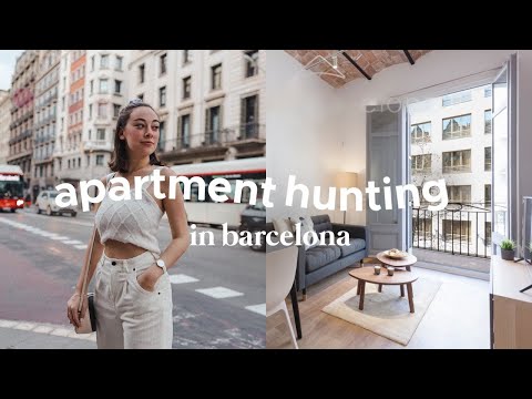 APARTMENT HUNTING IN BARCELONA, SPAIN with prices & empty apartment tour!