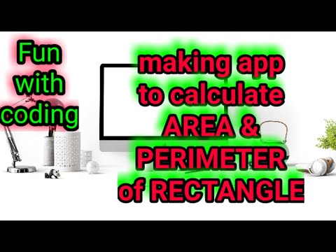 Fun with coding: 4, Making mobile app to calculate the area and perimeter of rectangle with code.org