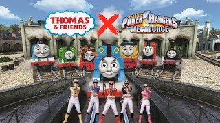 Thomas And Friends - Power Rangers Megaforce Theme Song - Amv