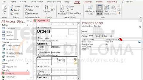 48802# Insert one more text box in the CustomersCode footer section of the R Orders report to