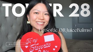 Tower 28 LipSofties Review and Try-On | #LipSofties or #JuiceBalms?