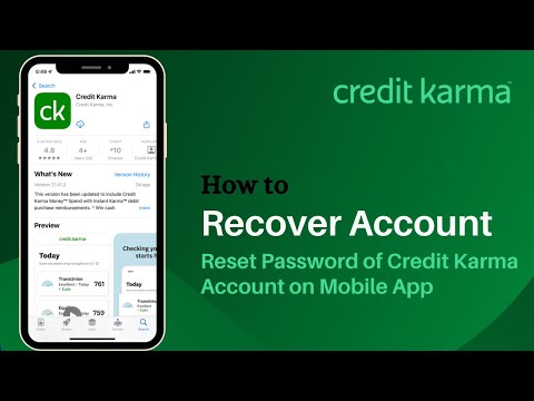 How to Recover Credit Karma | Reset Forgotten Password of Credit Karma App