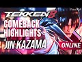 Tekken 8  jin kazama intense comeback highlights