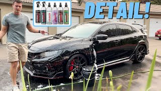 Testing NEW Shine Armor Graphene Ceramic Spray + MORE on my Civic Type R