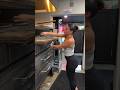 Pizza girl with the next-level char action. Best bar pie in Florida.  #pizza #girl #fyp #food #beach