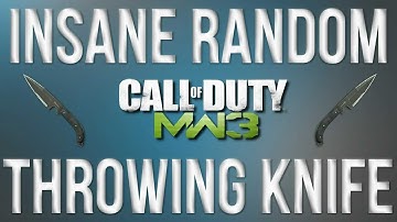 MW3 | Insane Random Throwing Knife