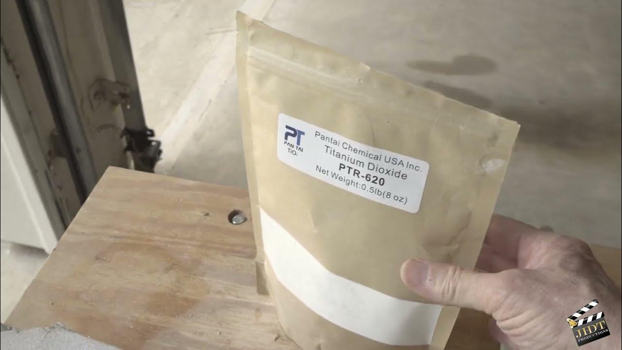 White tile laser etching using Titanium Dioxide (THERE IS AN UPDATED