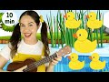 5 little ducks  fingerplay songs for toddlers  farm songs with ms catherine