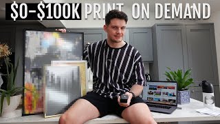 Watch Me Build a $100K Print on Demand Business From Scratch