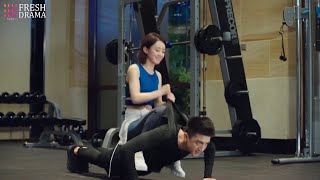 So romantic, her special forces boyfriend dates her on the gym~ | Our Glamorous Time | Fresh Drama