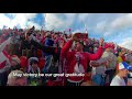 "Contigo Peru" Reaction Yekatinburg, Russia 2018 Peru vs Francia with english subtitles  360 VR