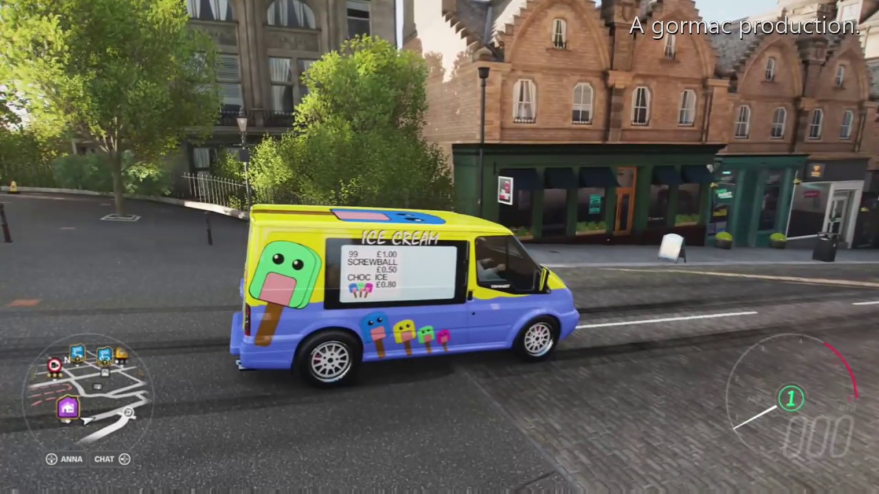 transit ice cream van