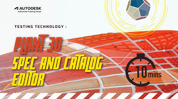 How to use Plant 3D Spec and Catalog Editor