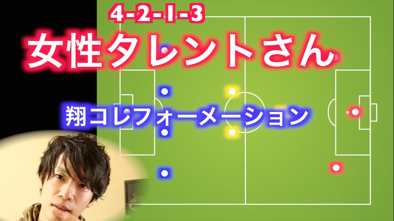 好きな女性タレントでサッカーのフォーメーションを組んでみた Youtube