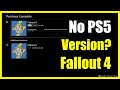 How to Fix if you can't download the PS5 Version of Fallout 4 on PS5 (Only PS4 Version)