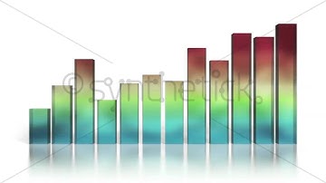 Animated 12-column 3D bar chart. 2 versions, with/without labels. Incl. luma matte (alpha channel)