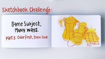 Sketchbook Challenge - Part 3: Paint & Line