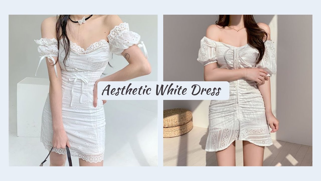 Korean Style | Aesthetic White Dress