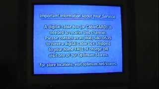 The end of analog cable TV from Cablevision