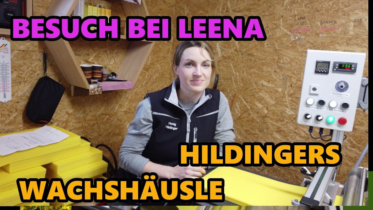 🐝Wachs umarbeiten -⭐ Mittelwände herstellen 🕯️ - So gehts! - Leena Hildinger Wachshäusle 🏡