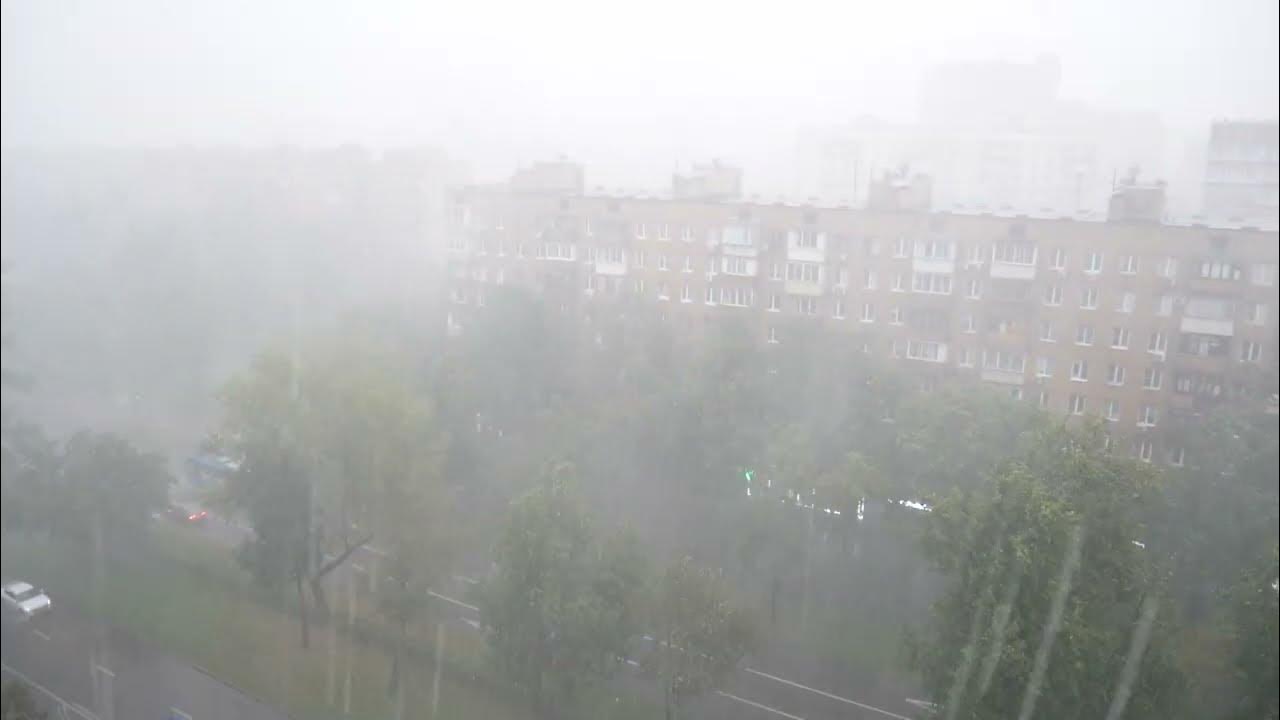 ливень в нижнем новгороде 9 августа. гроза в москве.
