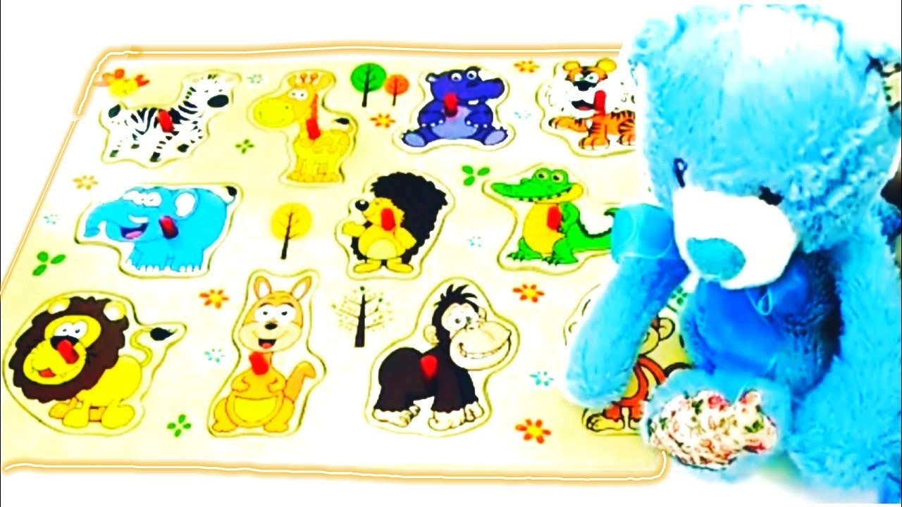 Μαθαίνω τα ζωάκια της ζούγκλας | βίντεο για μικρά παιδιά