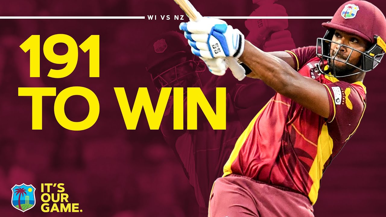 191 Runs To Win ODI West Indies v New Zealand Windies Cricket