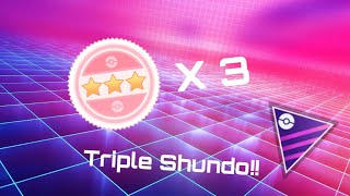 The Coolest Flex! Triple SHUNDO Team in the Master League! (PoGo GBL)