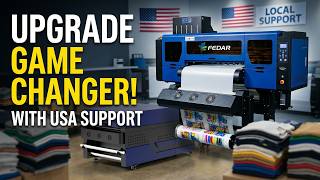 How Many Heads? Meet Fedar FD70 24" DTF Printer