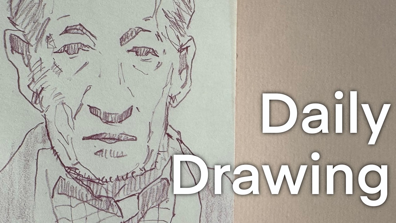 Daily Drawing Practice - Ian McKellan