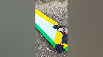 Foldable Flying Wing RC plane #shorts