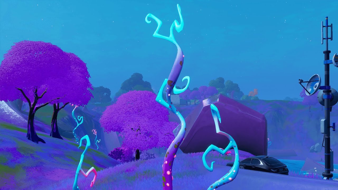 Destroy Alien Trees  - Fortnite Week 6 Epic Quest