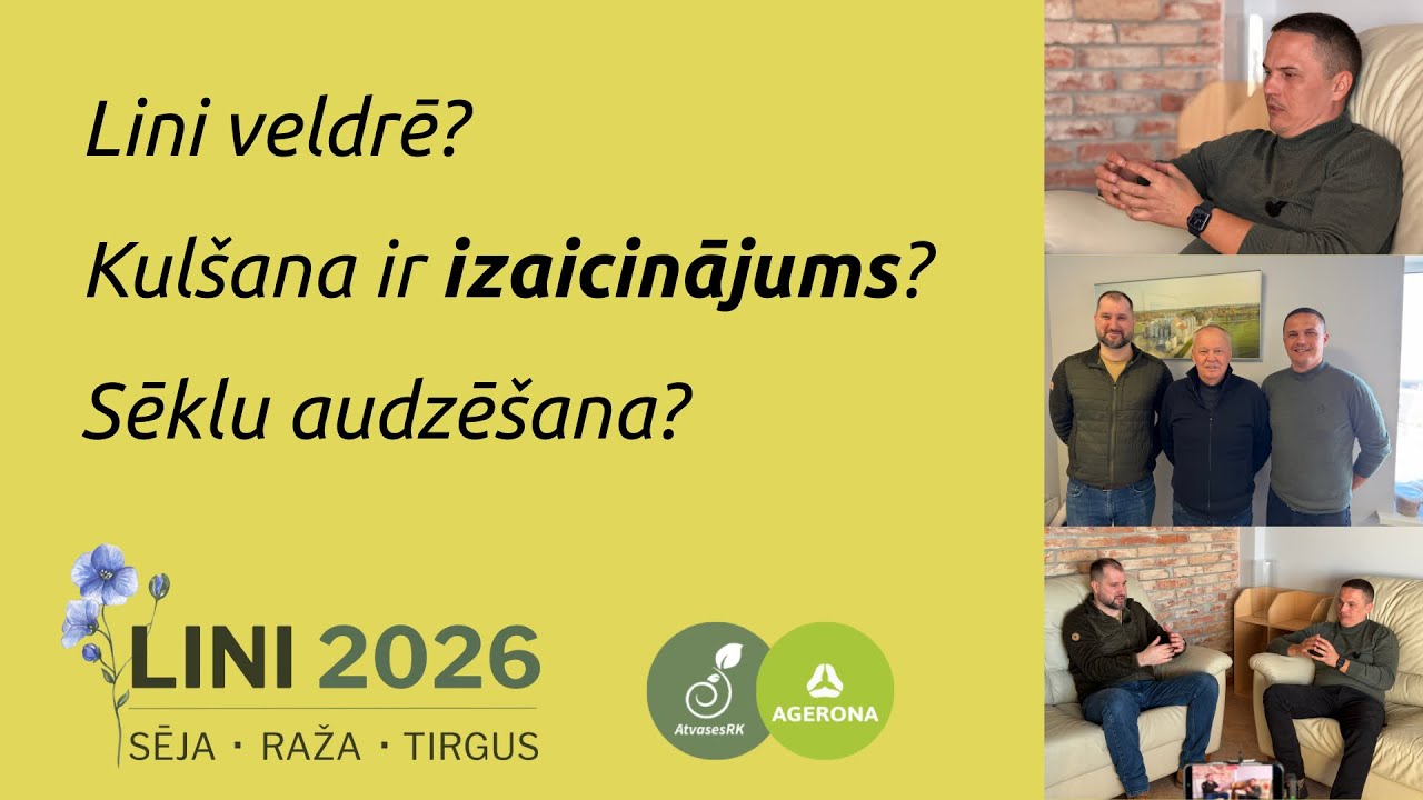 LINI LATVIJĀ - kam ir jāsagatavojas, ja gribi audzēt linus?