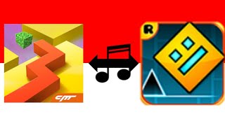 Trying To Make Geometry Dash Level With My Favourite Dancing Line Song