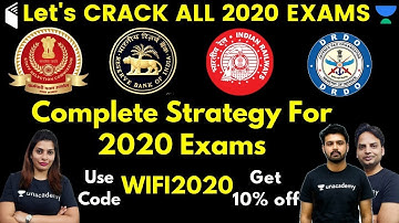 Complete Strategy for All Exams of 2020 | Use Referral Code “WIFI2020” & Get 10% Off