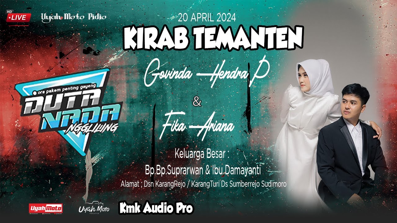 LIVE! NDUNDUH MANTU OVIN & FIKA- DUTA NADA MUSIC - KEL BPK SUPARWAN -  KARANGTURI SUDIMORO